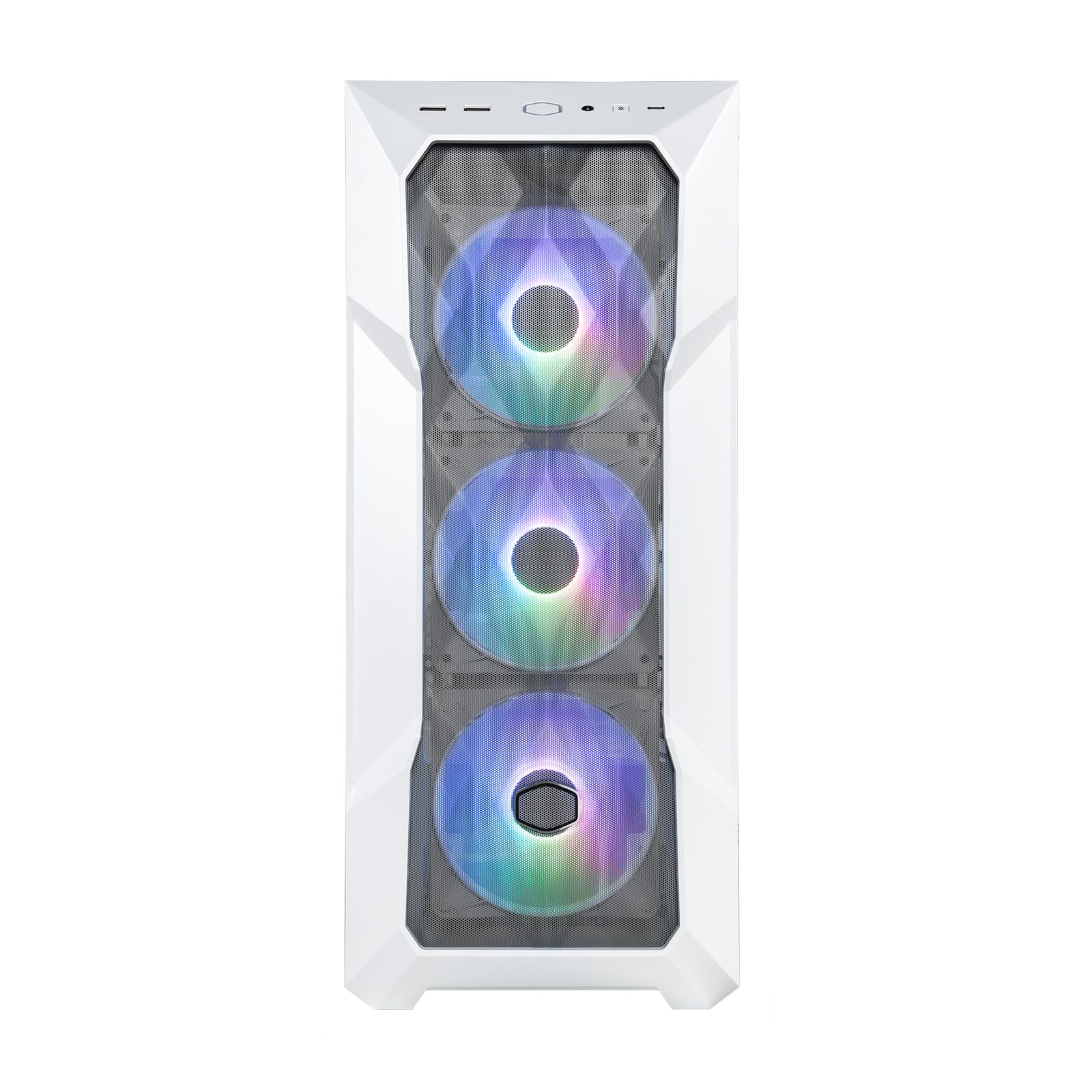 Gabinete Gamer Cooler Master MasterBox TD500 Mesh V2 ATX Vidrio Templado ARGB Blanco