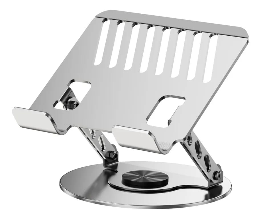 Soporte Notebook Aluminio Giratorio 360°